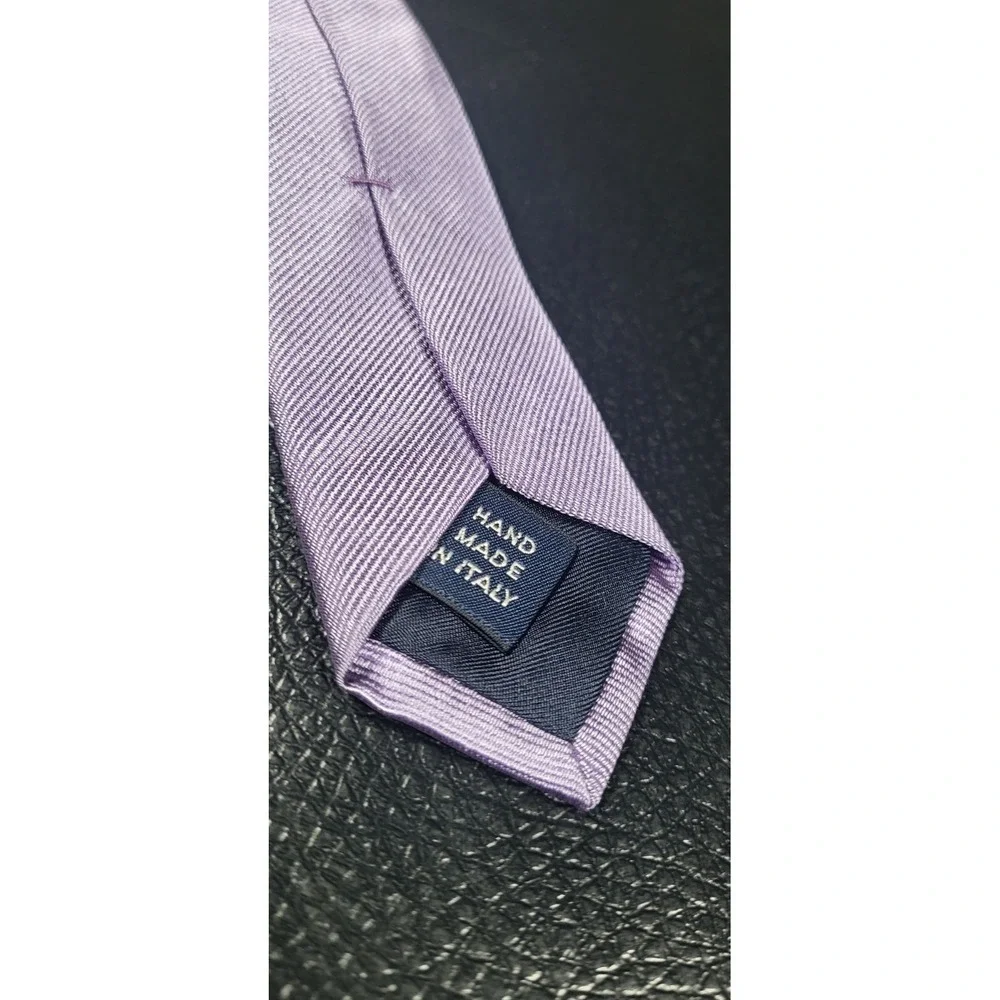 Polo Ralph Lauren Silk Woven Lavender  3.75 x 58.5 Made In Italy New No Tags
